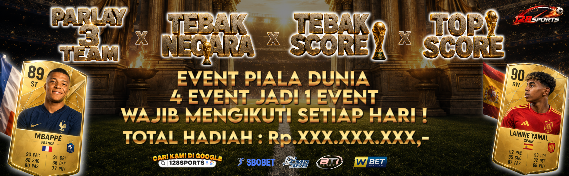 Promo Mix Parlay Terbaik di 128sports